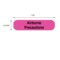 Nevs Precaution Labels -Airborne Precaution 5/16" x 1-1/4" Flr Pink w/Black N-15900 - alternate 2